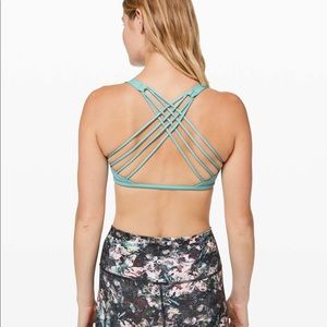 Teal free to be lululemon bra